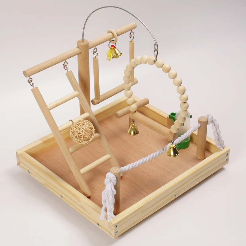 Принадлежности для тренировки птиц маленькая подставка попугаев игровая