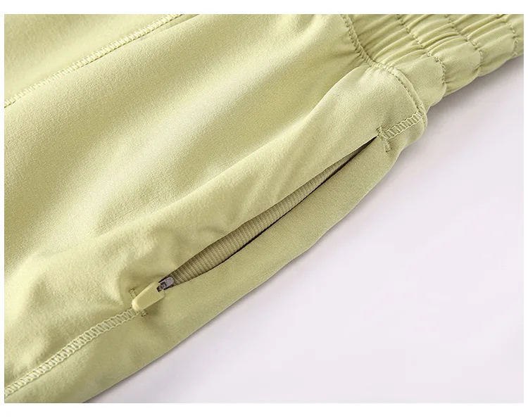 Women Tummy Control Yoga Shorts for Women Workout Running Sports Shorts Side Zipper Pocket Lightweight Breathable Short