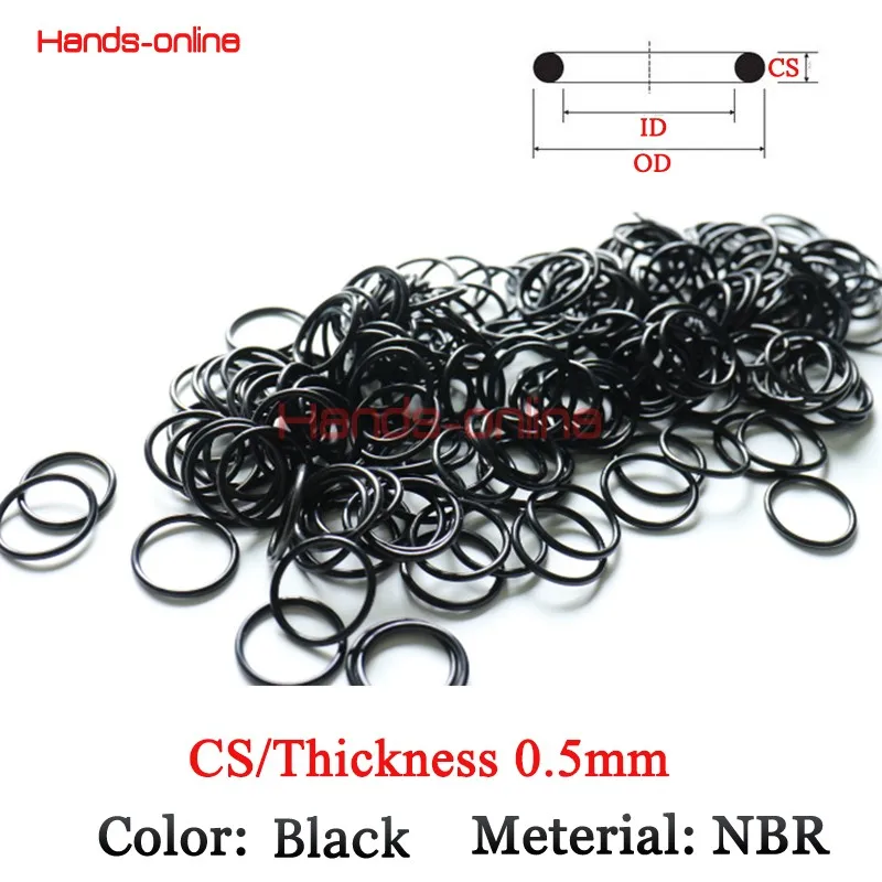 

Резиновые уплотнительные кольца Hands-online 0.5mm