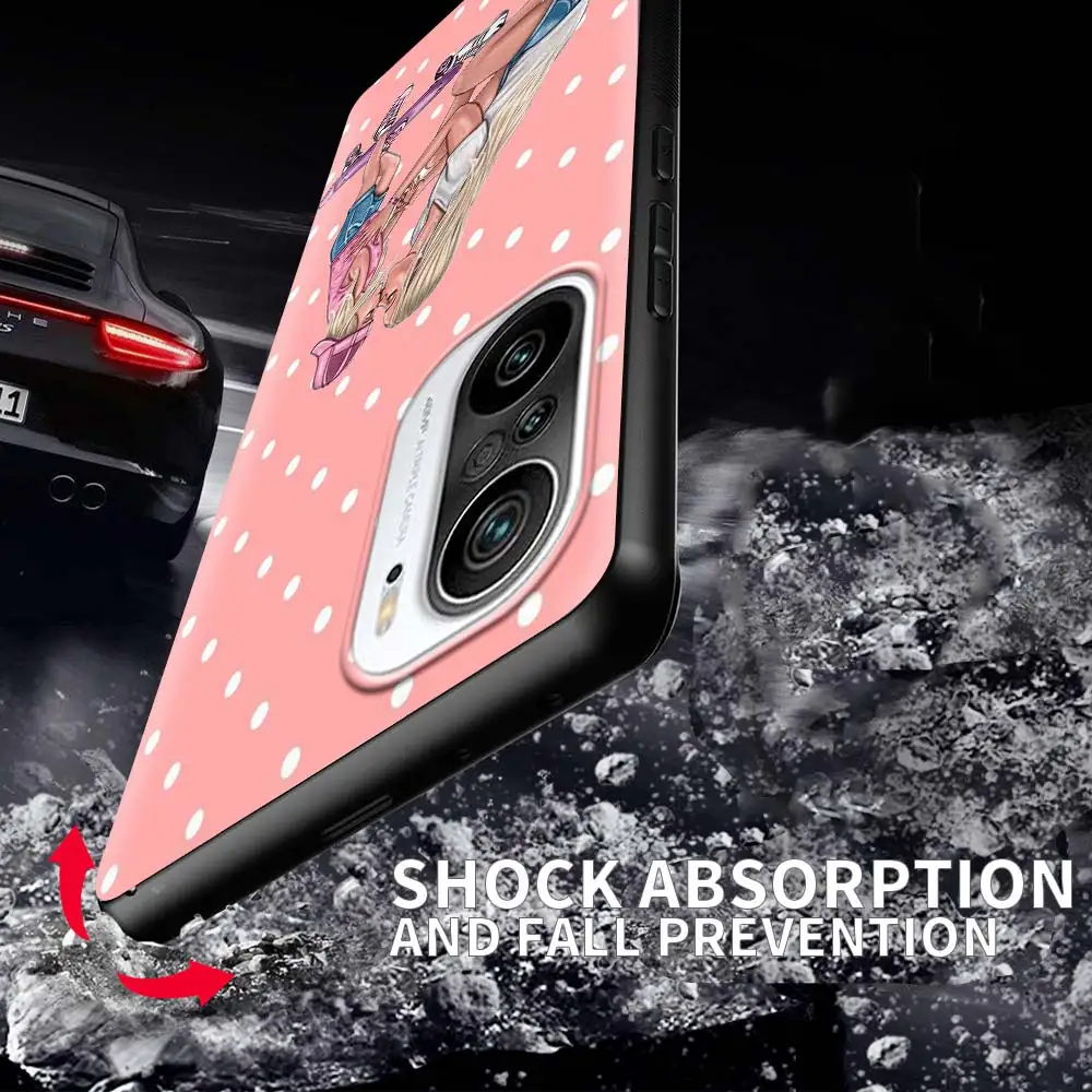 

Mom Love Baby Cute Cover For Xiaomi Redmi Note 9S 9 10 8T 8 7 9C 9A 8A 7A K40 Pro Plus Luxury Soft Back Mobile Phone Capas