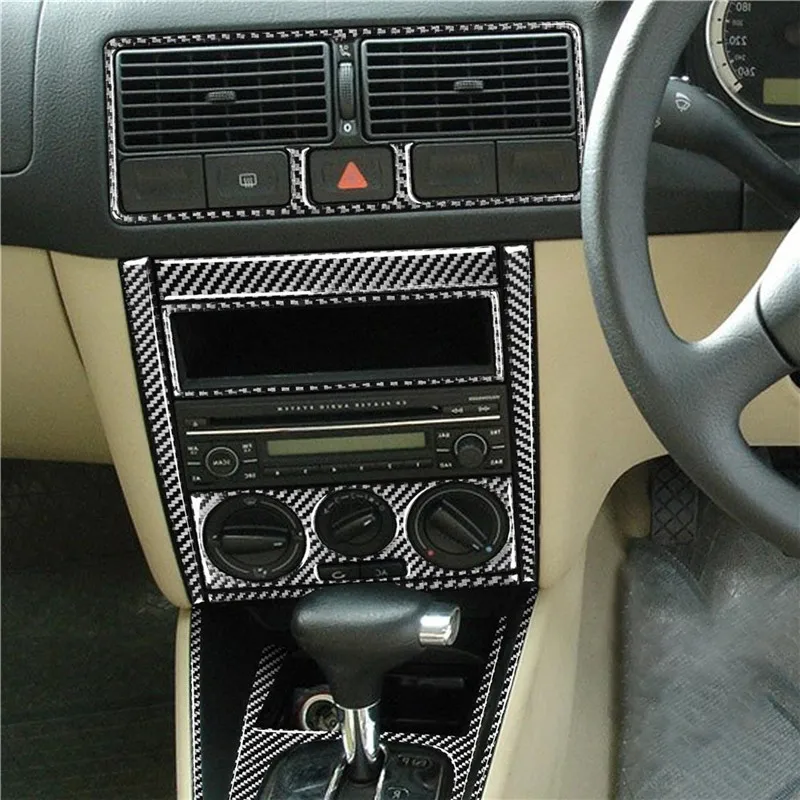 10 шт. карбоновые наклейки на центральную консоль для Golf 4 Jetta Bora MK4 R32 GTI 1999-2004 |