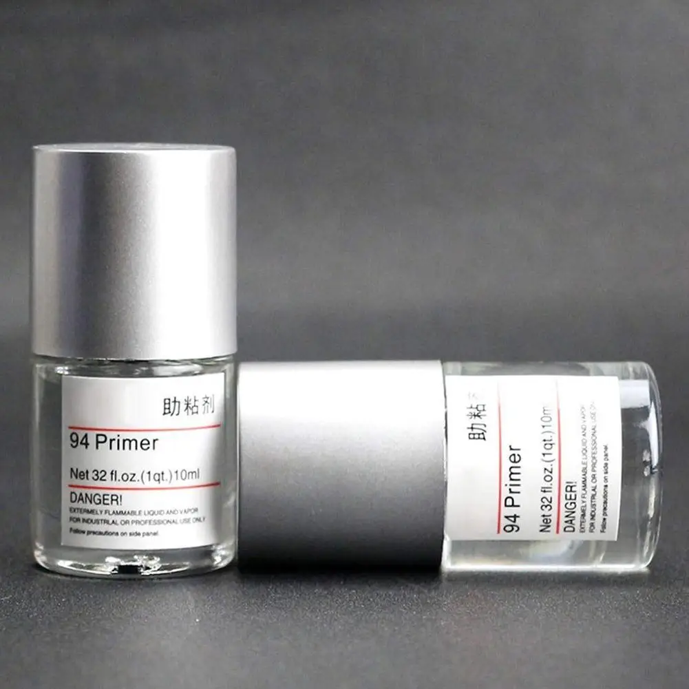 

10ML Powerful Double-sided Adhesive Adhesion Promoter Windshield Cracked Kit Repair Adhesive Glass Car Plastics J5W9