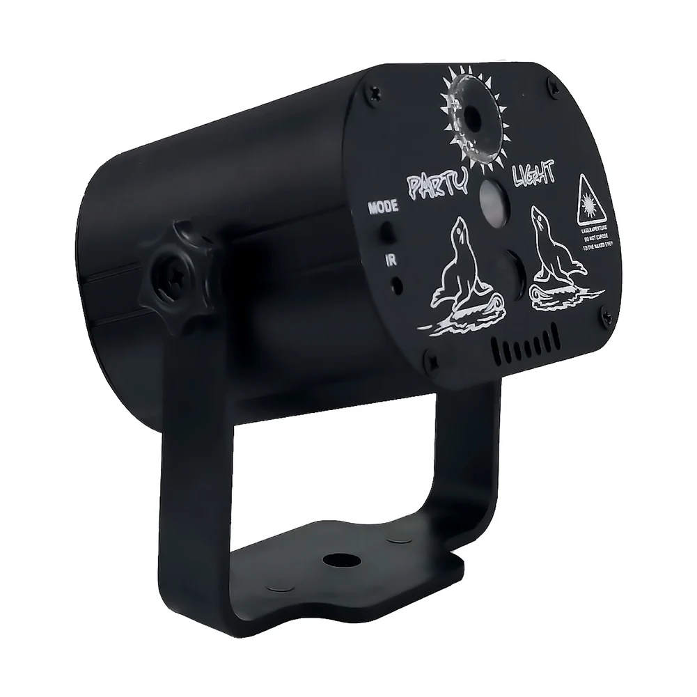 Миниатюрный сценический светодиодный лазерный прожектор с 60 узорами лампа для