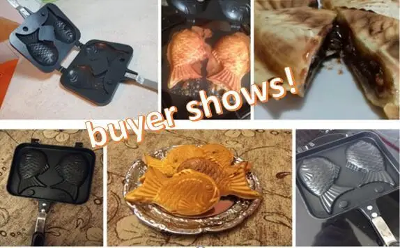 Taiyaki японская рыба-образные Жаростойкие формы для вафель сковорода производитель 2 литой домашний Торт Инструменты