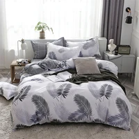 nordic simple duvet cover set adult child quilt cover pillowcase bedclothes 240x220 multi size 3pcs washed cotton bedding sets