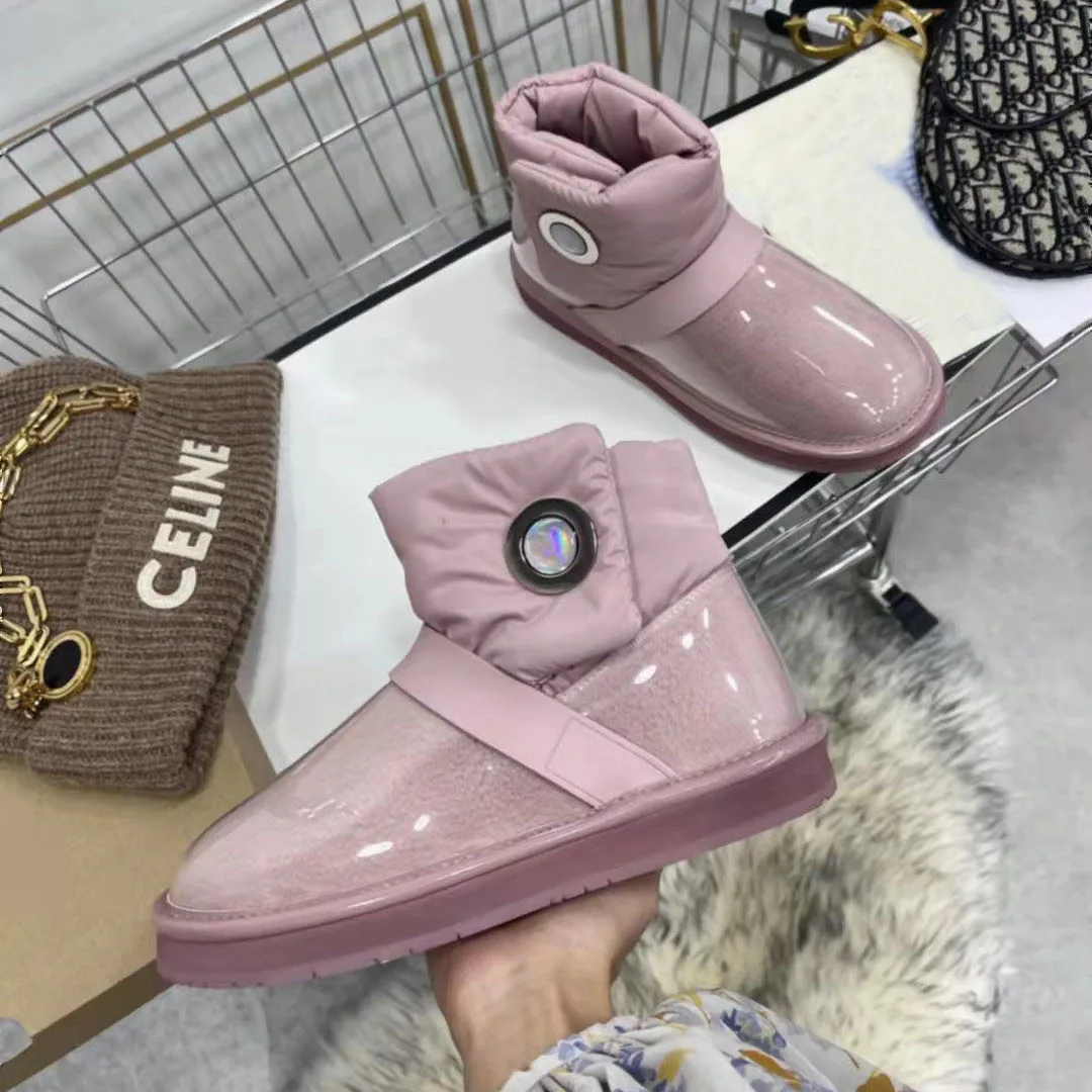 

Теплые женские зимние сапоги Vallu, теплые Универсальные сапоги из высококачественного ТПУ и чистой шерсти, для отдыха, Нескользящие