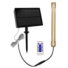 Настенный светильник Gylbab Солнечная Светодиодная трубка, 12 светодиодов, клиновидный, водонепроницаемый, для использования на улице, в помещении, на балконе, в коридоре, в гараже, с пультом дистанционного управления