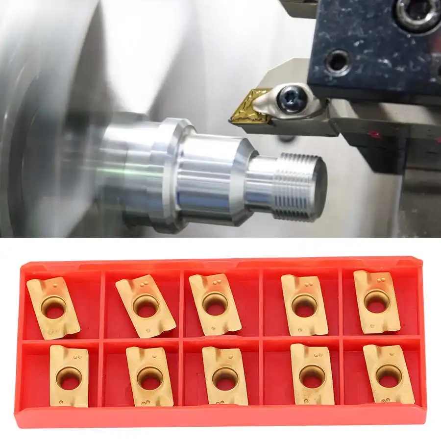 

Turning Inserts APMT1604PDER DP5320 Carbide Inserts Blades Lathe Cutter Turning Tool for Steel Processing