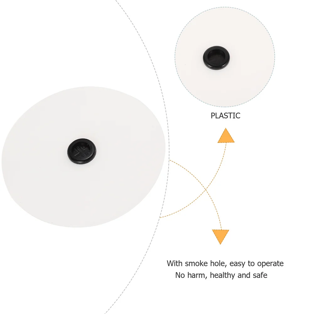 

Smoke Infuser Lid Round Cocktail Drink Smoking Cover Smoke Cup Lid