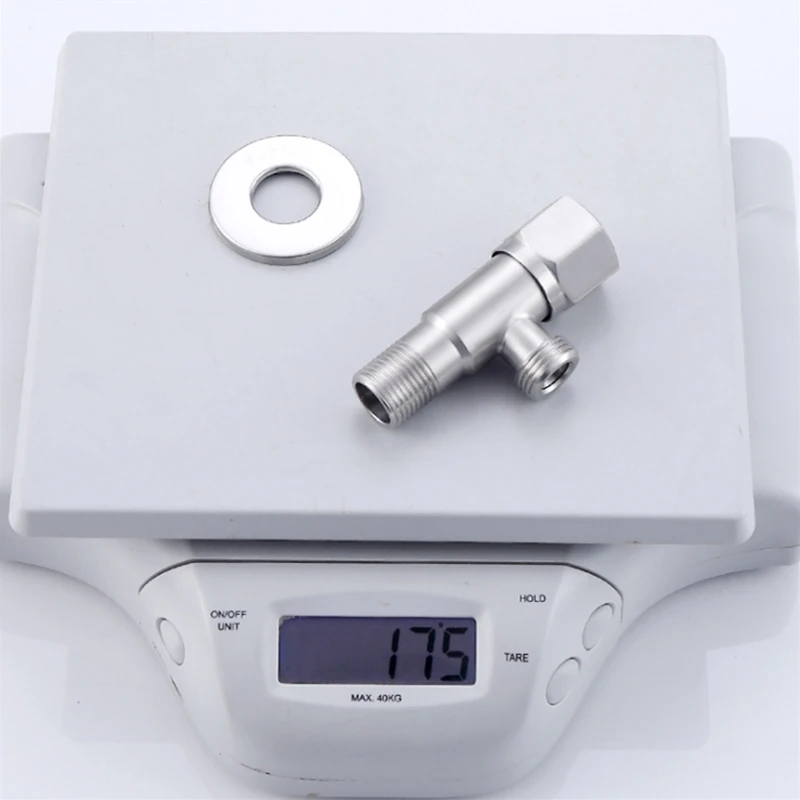 Угловые клапаны из нержавеющей стали 304 аксессуары для кухни и ванной комнаты