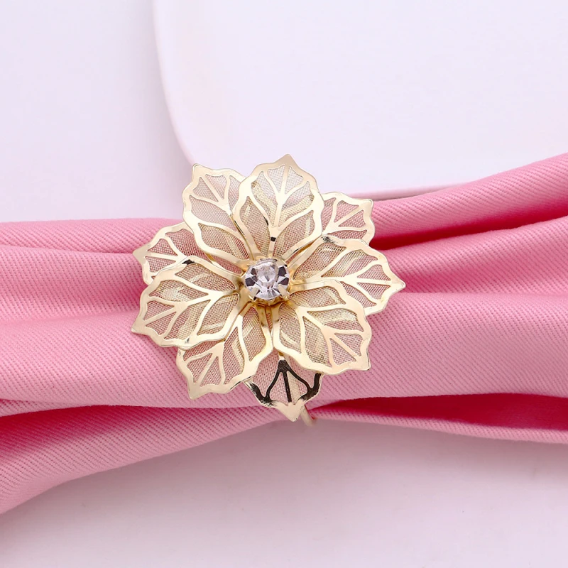 1 шт. кольца для салфеток ажурные цветы вечеринок дней рождения свадеб инструмент