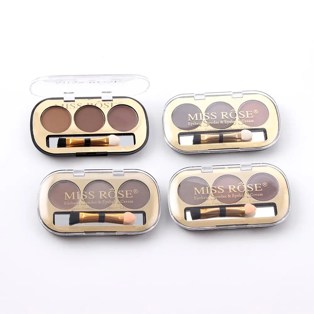 Палитра теней для век макияж бровей водонепроницаемый долговечный с