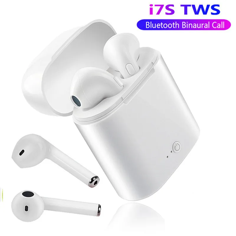 Беспроводные наушники i7s Tws Bluetooth Air стереонаушники гарнитура с громкой связью для