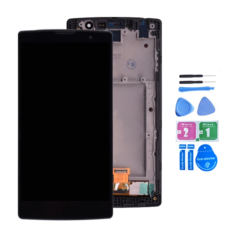 100% Original For LG Magna h502  LCD Display with Touch Screen H502F H500F H500R H500N Y90 Digitizer Assembly with frame