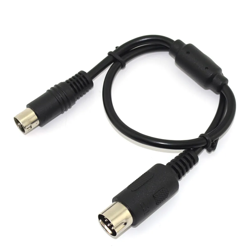 0.4m Black Connector Link Patch Cable Adapter for SEGA 32X To SEGA Genesis 1 Generation Console