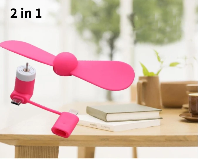 2 в 1 USB-вентилятор для iphone ipad Android | Электроника