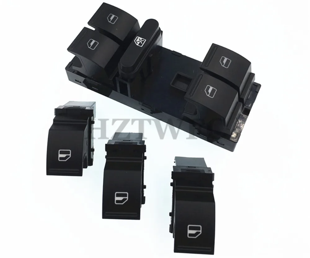 1K4959857B 1F0959855 новый набор кнопок переключения окна для VW Jetta Golf MK5 MK6 Touran Tiguan Caddy Passat B6