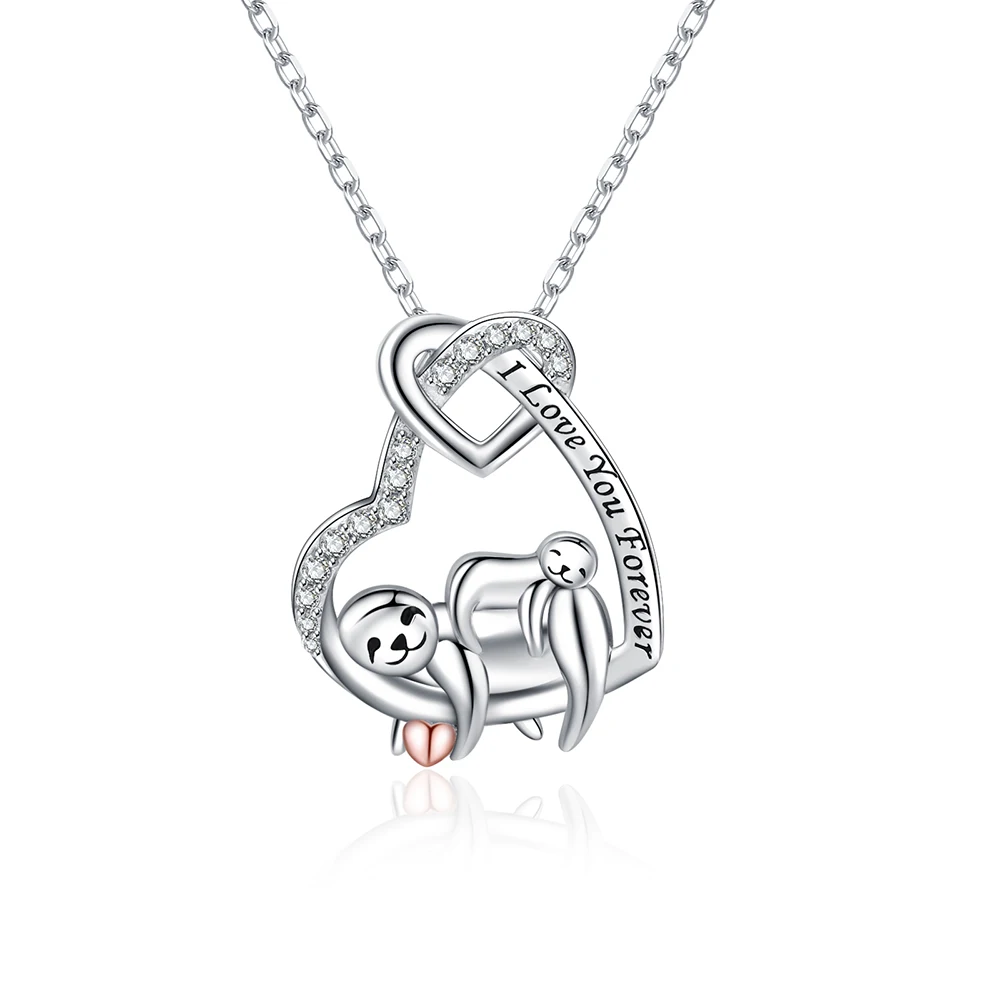 

Ожерелье из стерлингового серебра с выгравированным сердцем «Я люблю тебя навсегда», вероятно, лучшее ювелирное изделие, подарок для женщи...