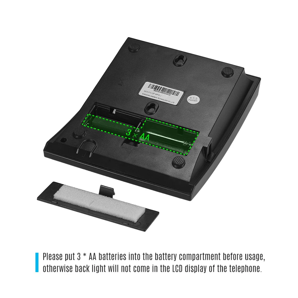 Стационарный телефон с регулируемым ЖК дисплеем функция отключения