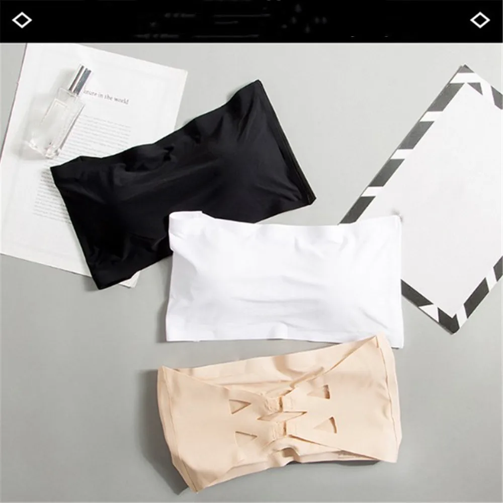 

Бюстгальтер-Труба Женский без бретелек, пикантный мягкий дышащий бесшовный топ с чашками пуш-ап, пикантное нижнее белье, невидимое белье, на...