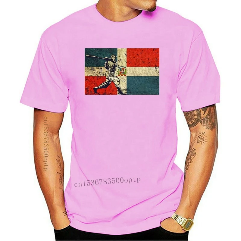 

Новая мужская модная футболка, мужская бейсбольная Футболка в Доминиканской Республики, летние топы, рубашка, дизайнерская женская футболк...