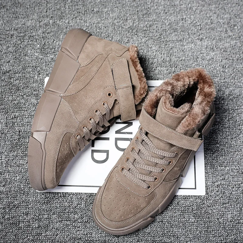 2021 Spring New Men Hiking Shoes Breathable suede boots Outdoor Non-slip Wear-resistant Mens Hiking Shoes Sneakers Men