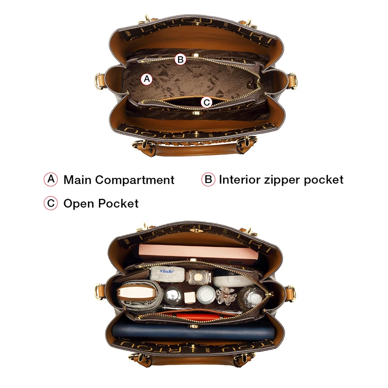 LAORENTOU дамские сумочки для офиса женская зимняя сумка через плечо в стиле
