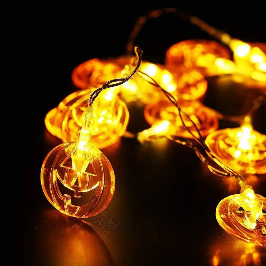 ICOCO 20 светодиодный светильник LightsHalloween тыквенный на батарейках Новинка для