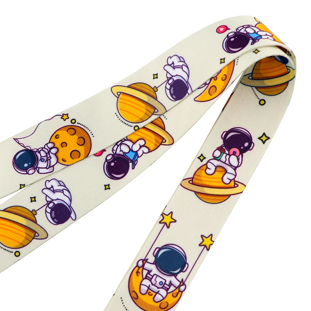 YQ789 шнурок для ключей с изображением космонавта из мультфильма Вселенная планеты