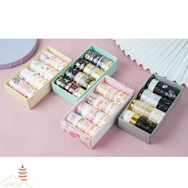 20 Rolls/box Washi Tape DIY Decorative Scrapbooking Paper Adhesive Sticker Craft 24BB | Канцтовары для офиса и дома