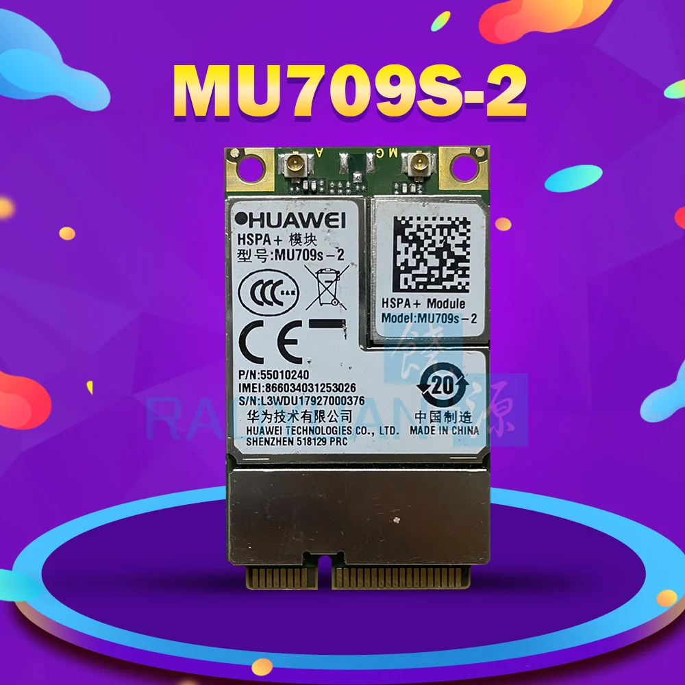 

For Huawei MU709S-2 Mini pcie WCDMA UMTS/HSPA+ 3G 900/2100MHz wireless communication module