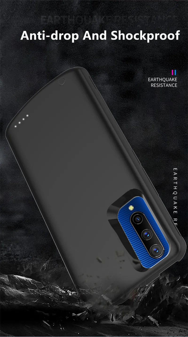 

6500mAh Ultra Slim Backup battery case for VIVO IQOO Pro 5G Power Case Powerbank Charger Case for VIVO IQOO Pro