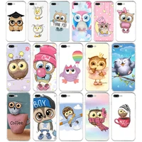 46AA Luxury fashion cute starry owl gift Soft Silicone Tpu Cover phone Case for iphone Plus case