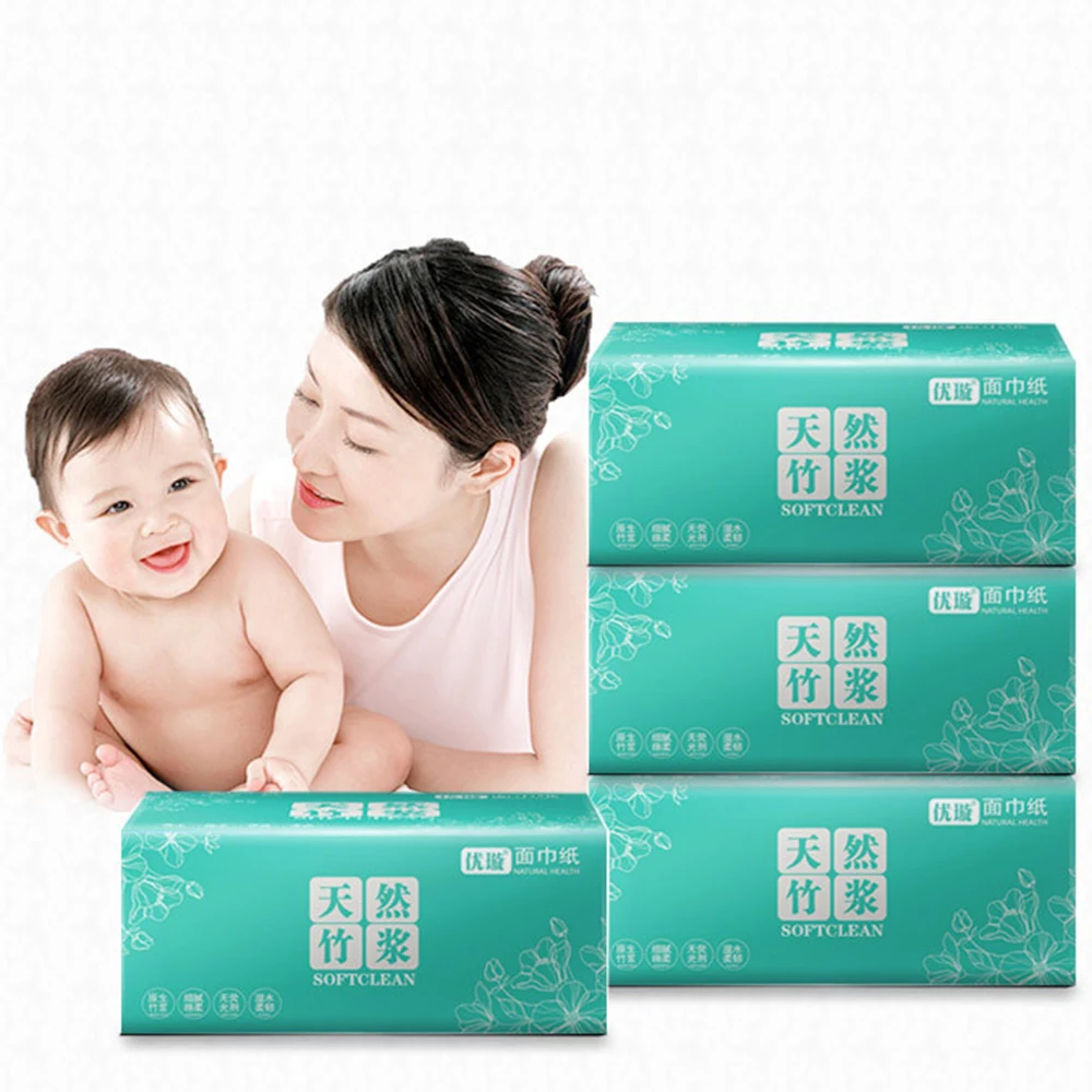 

Nature Bamboo Soft Paper Napkin for Restaurant Eco-Friendly Recycled Paper Disposable Table Dinner Paper Tissues Home Use