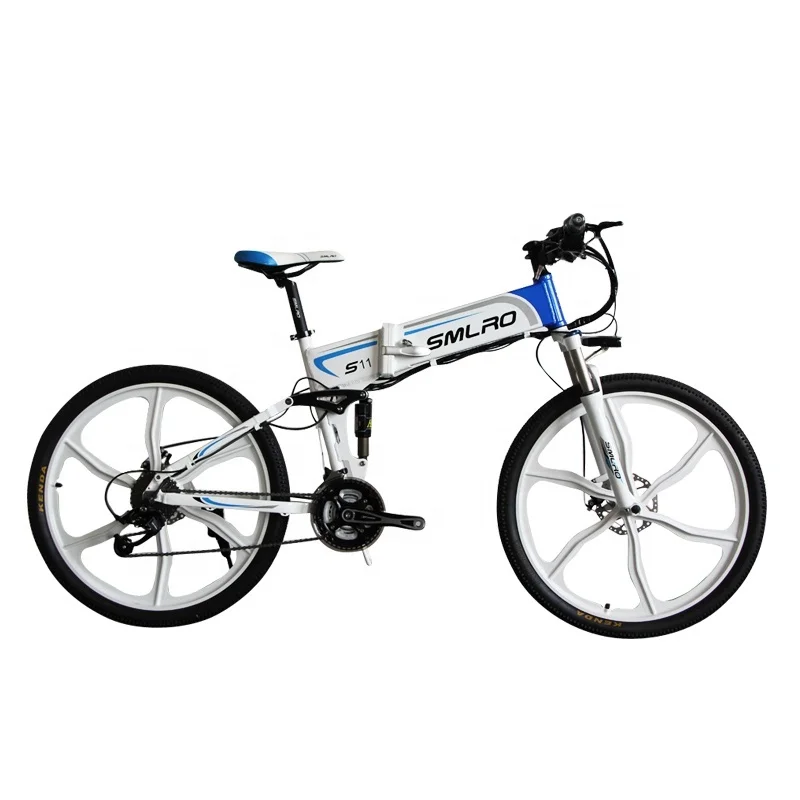 36V10AH350W Blue S11ytl 2" электрический велосипед 21 скорость 48 В 350 Вт литиевая батарея электрический горный велосипед для взрослых электрические мотоциклы ebike - Цвет: 36V10AH350W Blue