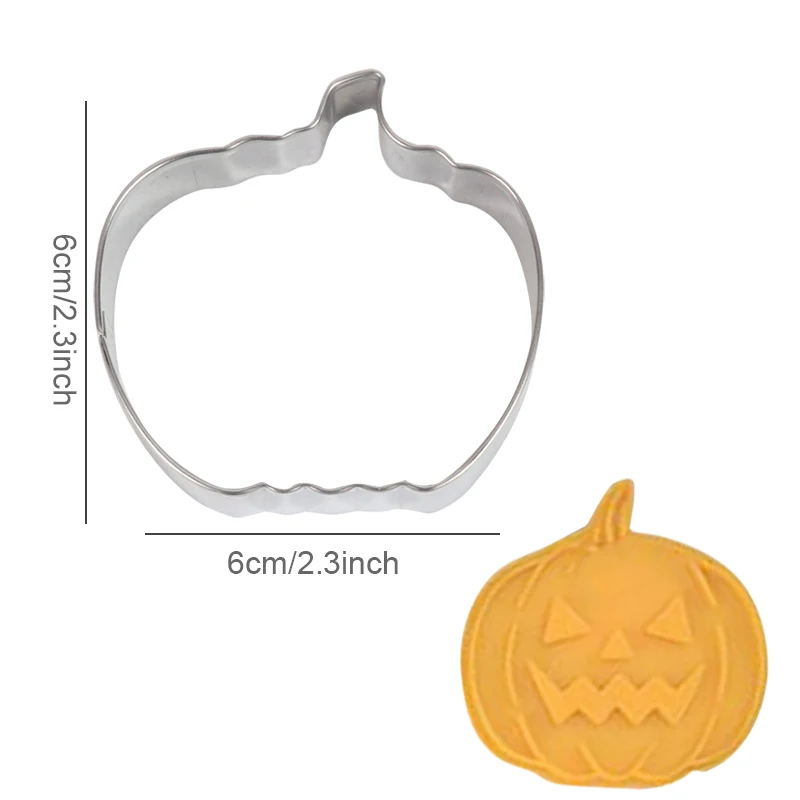 Набор резцов для печенья на Хэллоуин DIY тыква призрачная летучая мышь форма