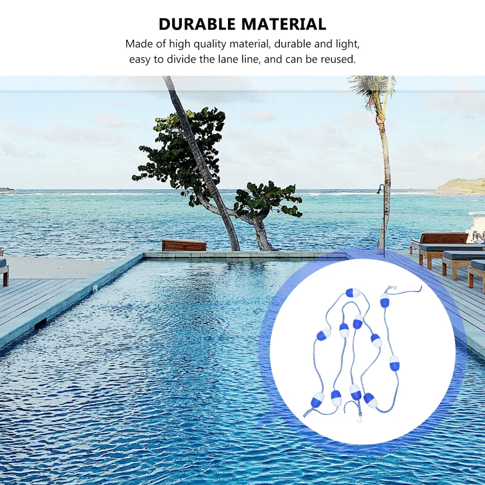 

1pc Swimming Pool Buoy Lane Marker Hook Design Swimming Lane Floating Line