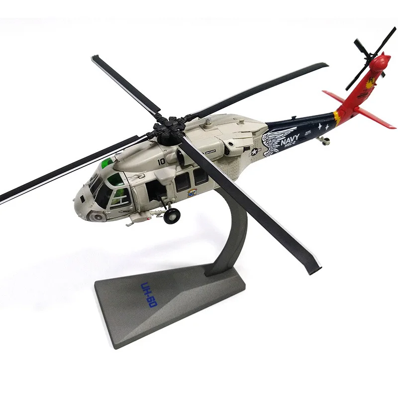 1/72 масштаб сплав утилита вертолет UH-60 черный ястреб США ВМС самолет истребитель детские игрушки Детский подарок для коллекции
