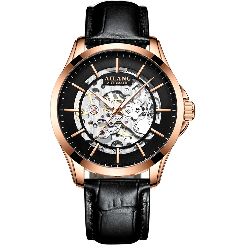 

AILANG mechanical watch automatic authentic waterproof watch men's trend brand name men's watch