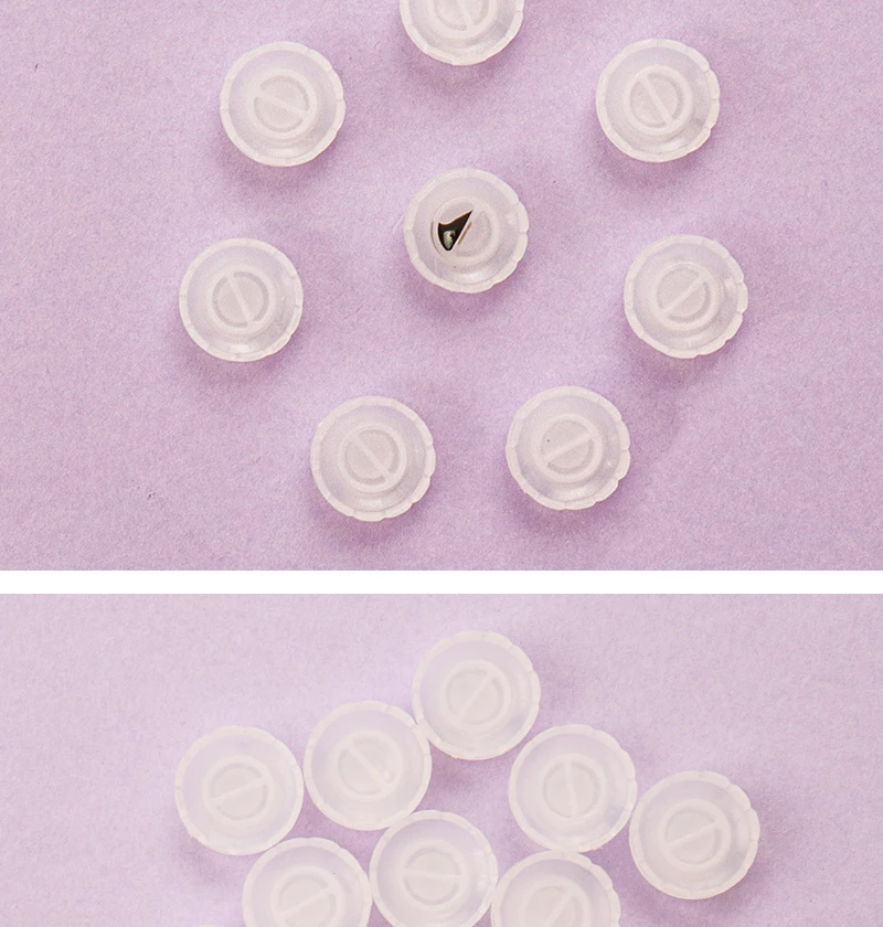 100 Stück Wimpernkleberhalter, Schnellklebungsring für Wimpernverlängerung, Einweg-Tattoo-Ring – Detail 8