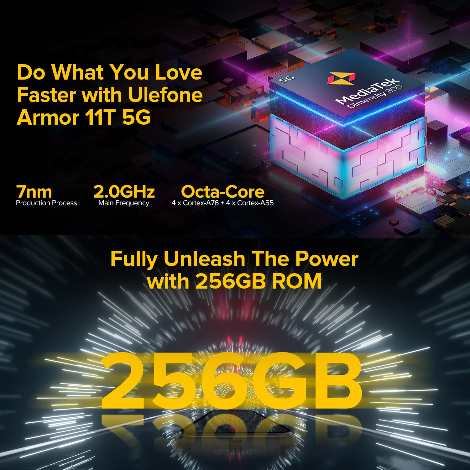 Ulefone-tel&eacute;fono m&oacute;vil resistente Armor 11T, 5G, FLIR&reg;C&aacute;mara de imagen t&eacute;rmica, tel&eacute;fono m&oacute;vil Android 11, 8GB, 256GB, resistente al agua-4