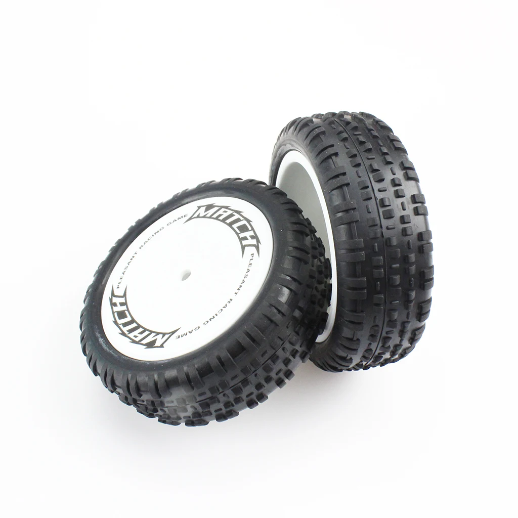 

2Pcs Front Wheel Tires Tyre 104001-1882 for Wltoys 104001 1/10 RC Car Upgrade Parts Accessories