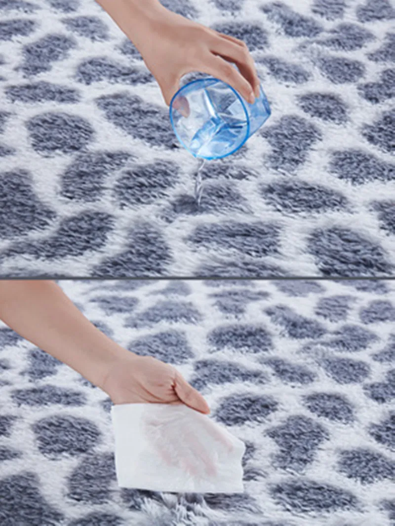 Модные коврики и ковры для гостиной Леопардовый мягкий коврик спальни кухни