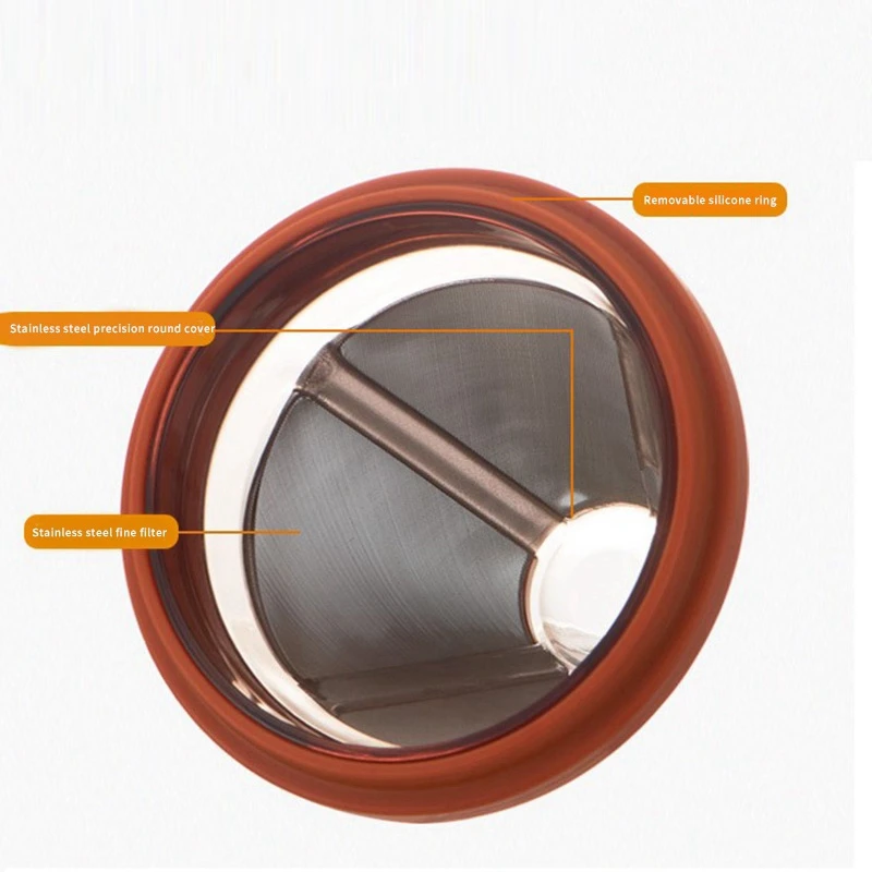 

Portable Travel Business Gl Coffee Capsule Set Coffee Dripper Tea Maker Coffee Drip Kettle Filter Pot Capsula