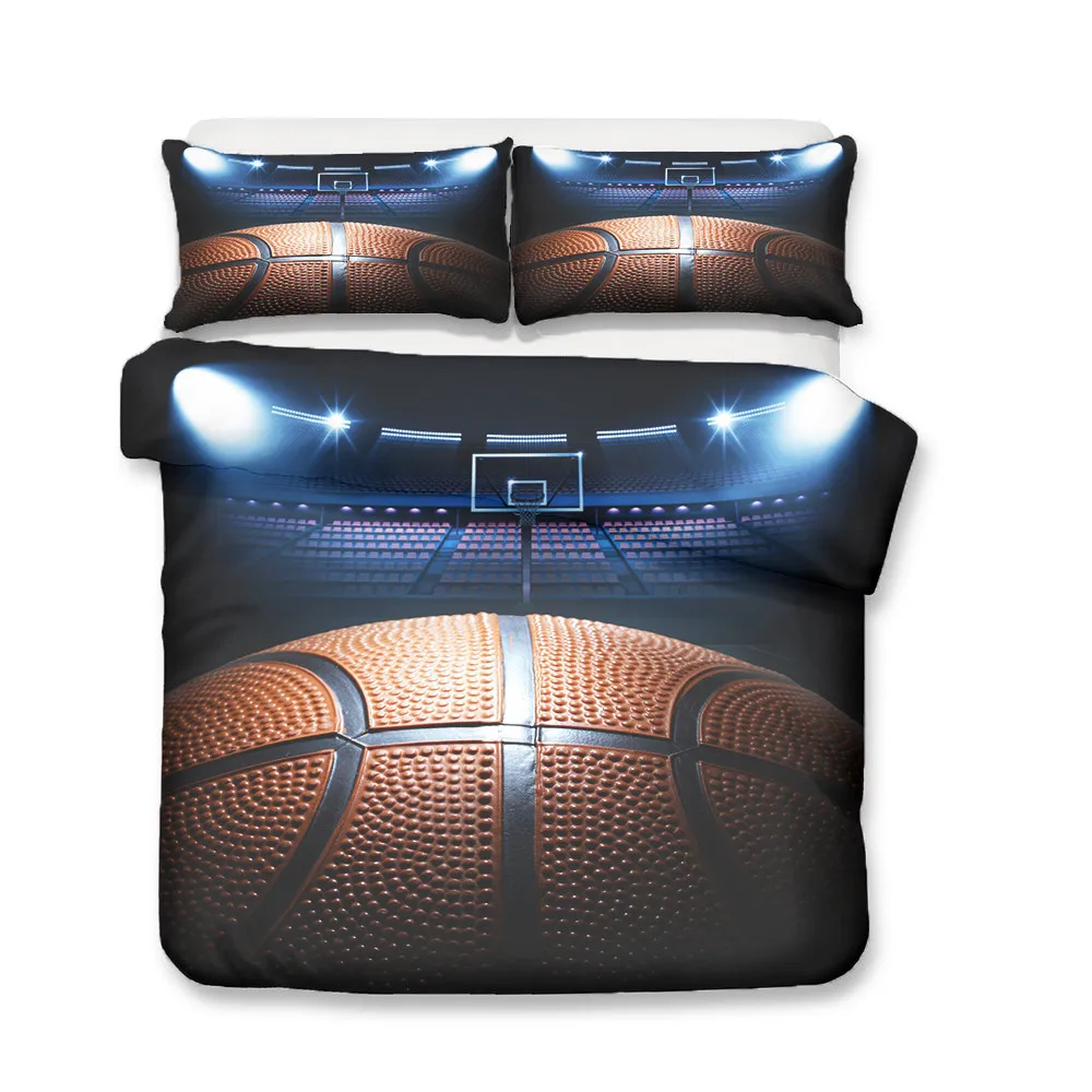 2/3 шт баскетбольная площадка одеяла наборы 3D спортивные тематические постельные