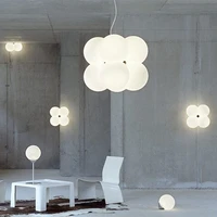 acrylic orb cloud lamp pendant lights nordic designer white ball lustre living room bedroom suspension luminaire led lighting