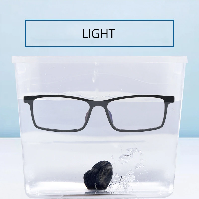 Мужская и женская оправа для очков Gmei сверхлегкая титановая с гибкими дужками из