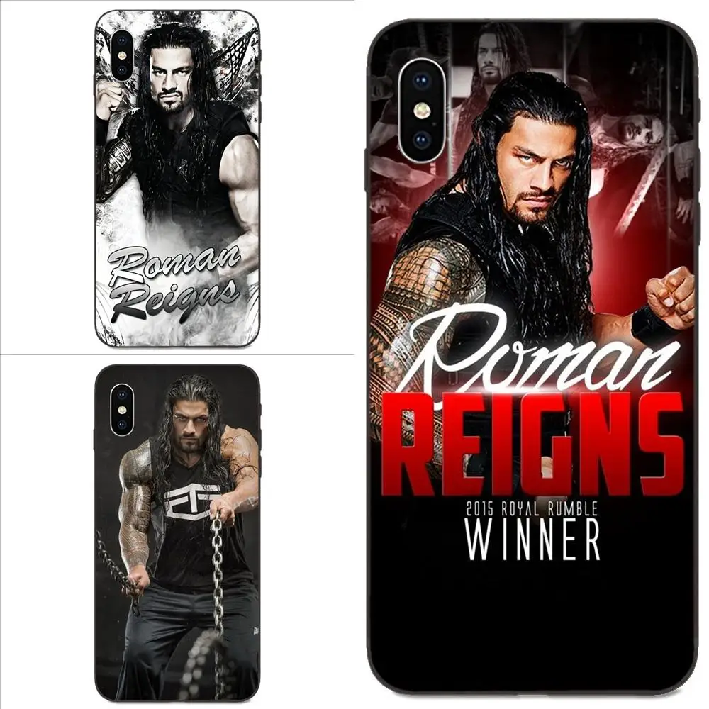 Чехол для мобильного телефона из мягкого ТПУ Apple iPhone 11 X XS Max XR Pro 4 5 6 6S 7 8 Plus Roman Reigns