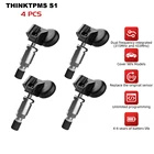 4 шт., Автомобильный сканер давления в шинах THINKTPMS S1, 315 МГц и 433 МГц