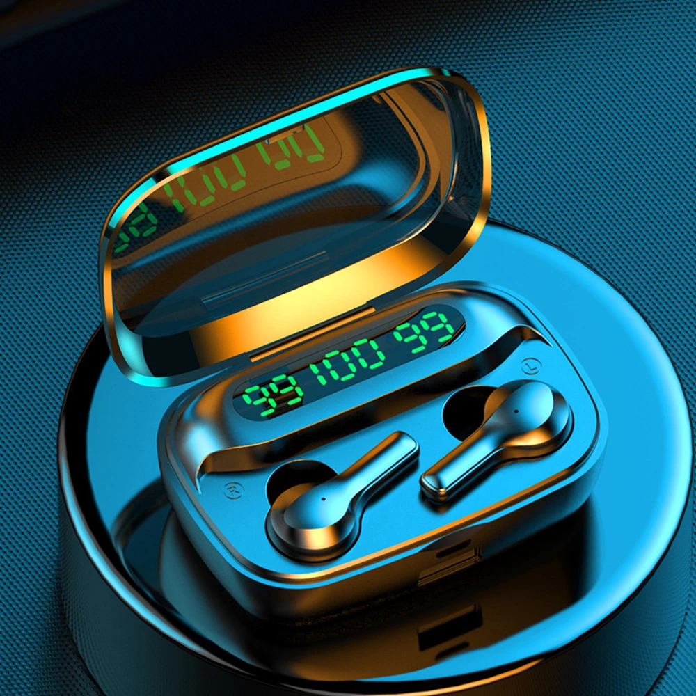 

2000mAh Bluetooth Wireless Earphone Headphones Waterproof Noise Cancel Headset Earbuds Waterproof Sport Earphone With Microphone